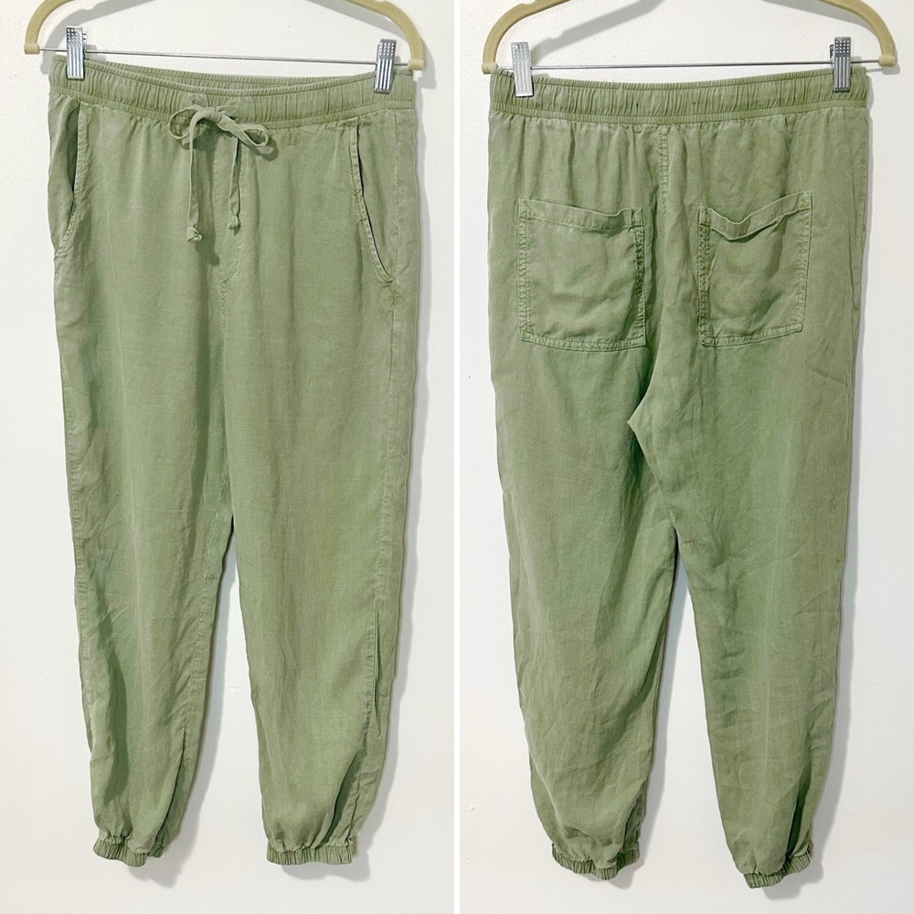Anthropologie Green Jogger Pants
